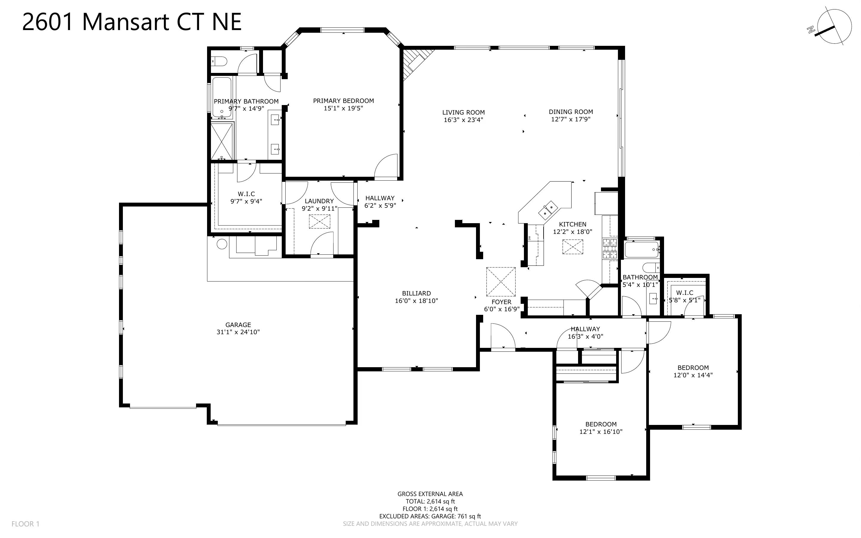 Photo 3 — 2601 Mansart Court NE