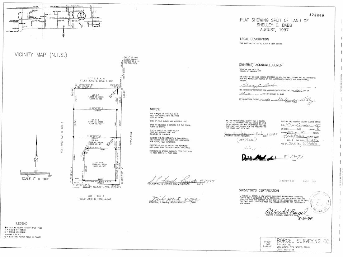 Photo 2 —  MESA ESTATES Lot: 7E2 Block: 6