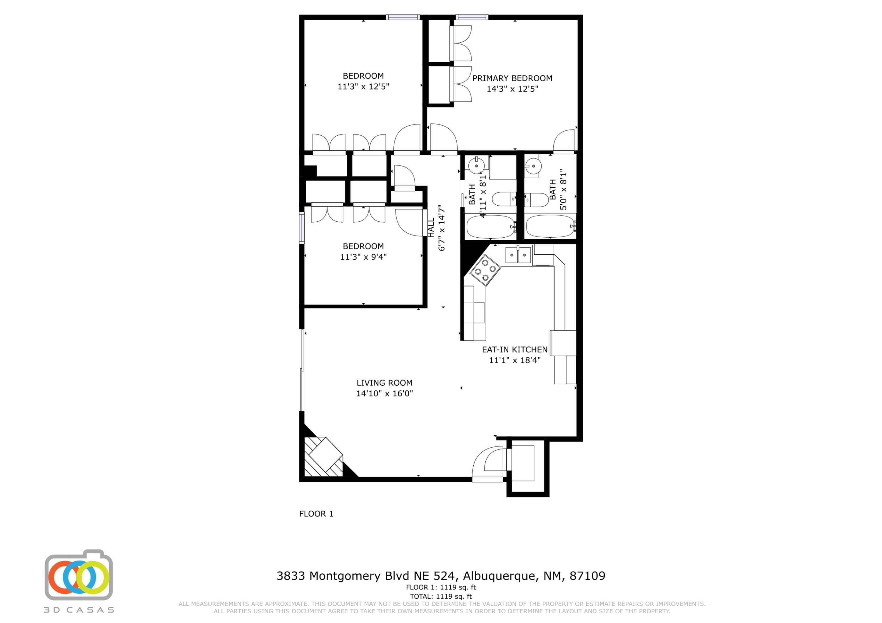 Photo 3 — 3833 Montgomery Boulevard NE APT 524