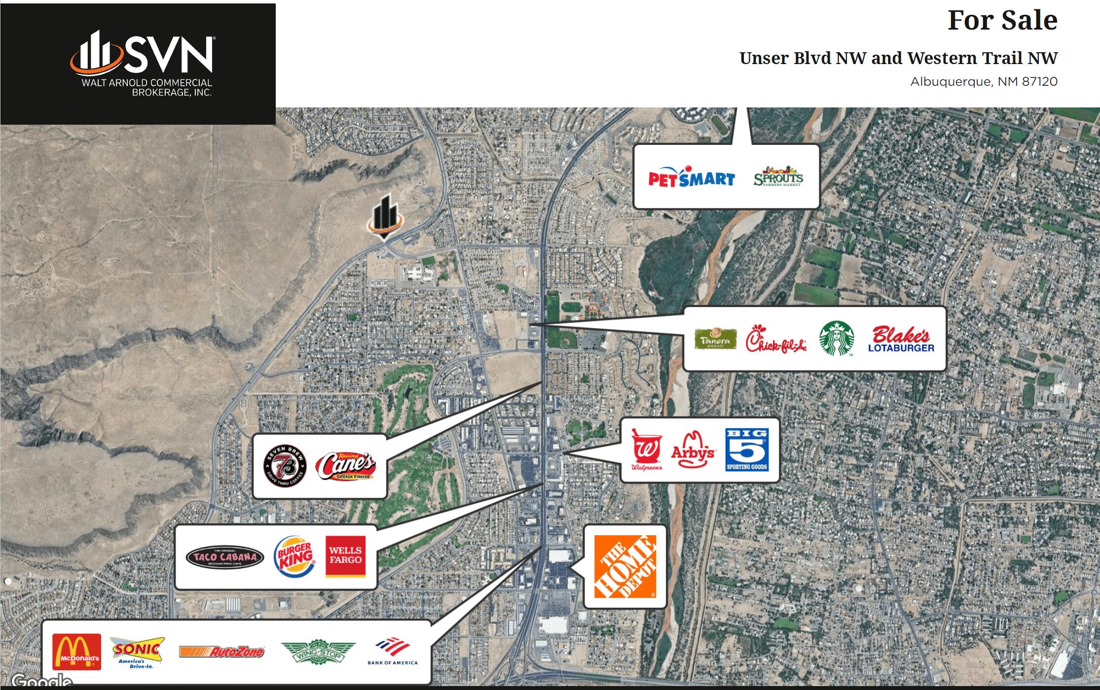 Photo 2 —  NEC Unser & Western Trail NW