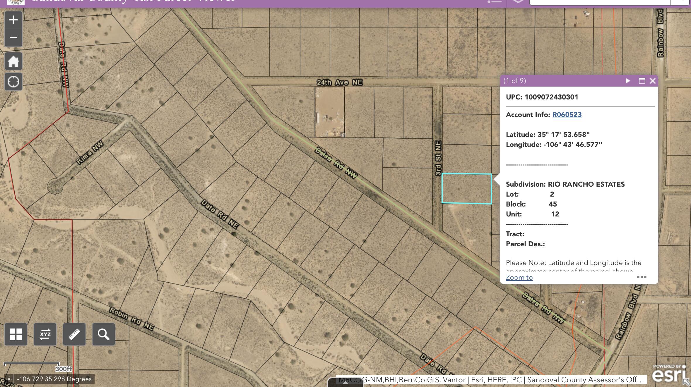 Sub Rio Rancho Estates Lot 2