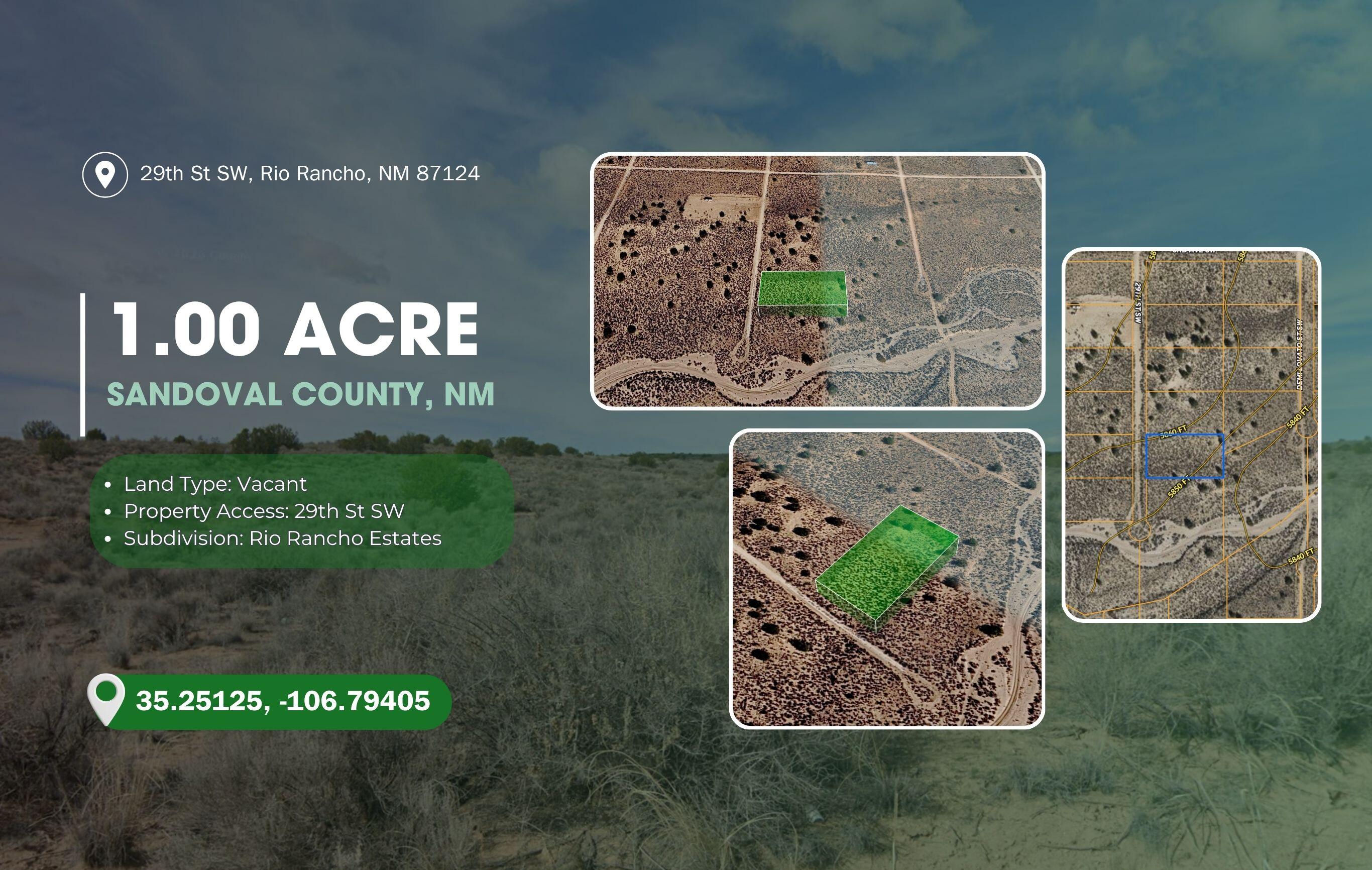  29th blk:16 lot:33 Street SW, Rio Rancho, NM 87124