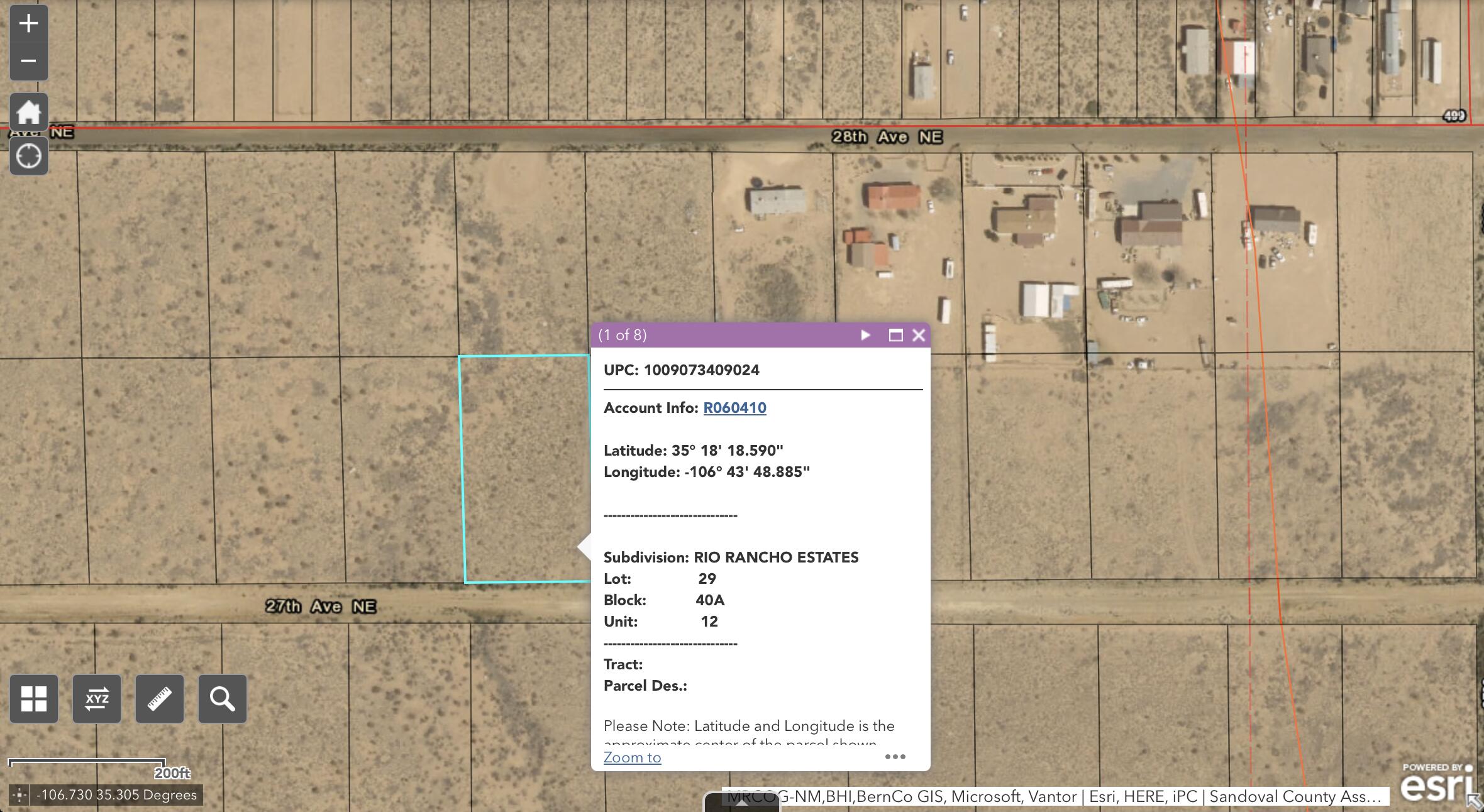  Sub Rio Rancho Estates Lot 29
