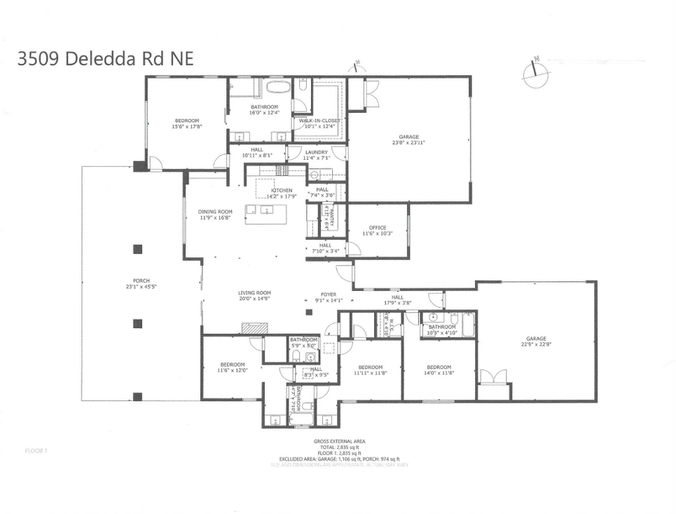 Photo 2 — 3509 Deledda Road NE