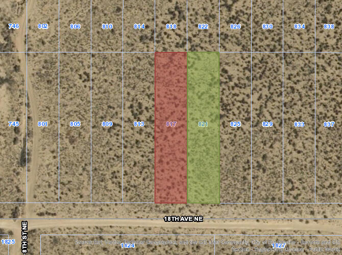 817 & 821 18th (U12 B"HH" L28 & L29) Avenue NE, Rio Rancho, NM 87144