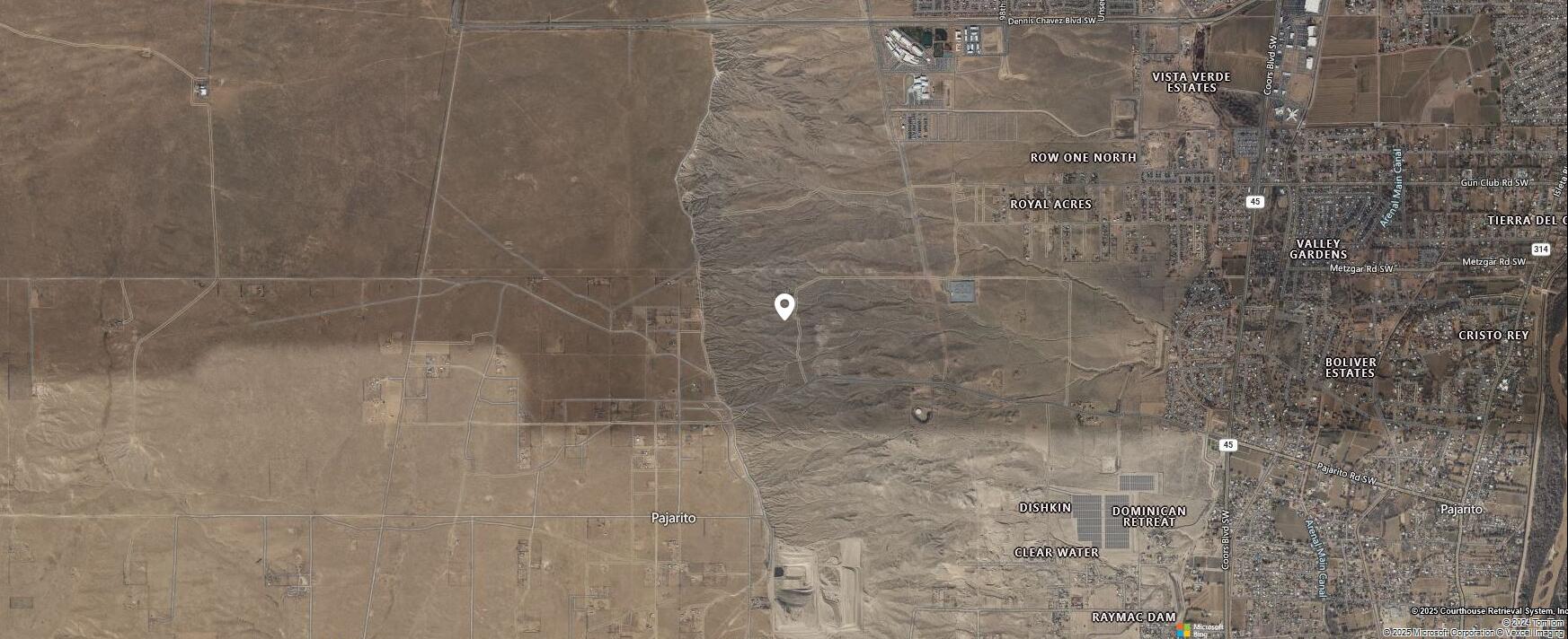 Photo 3 —  Off Pajarito (T.K 2) Road SW